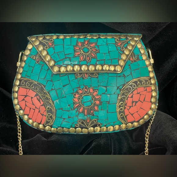 Ramla Bags Ramla Handmade Mosiac Clutch Crossbody Bag Poshmark